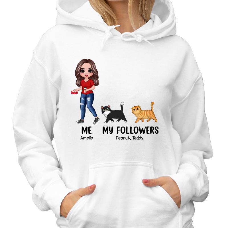 Me & My Followers Walking Cats Personalized Shirt