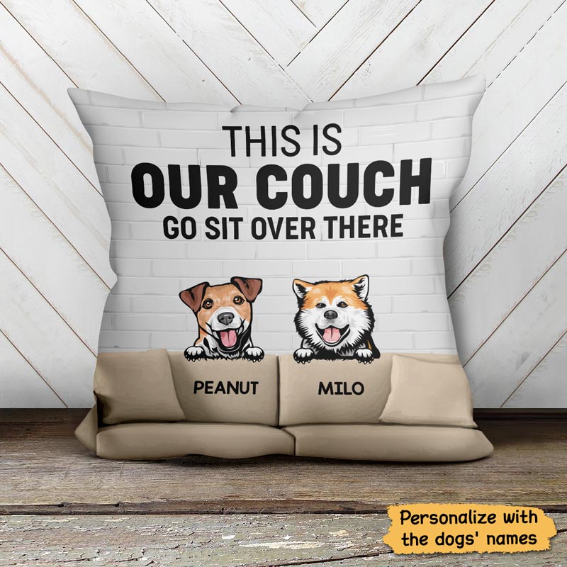 This Is My Couch Dog Personalized Dog Pillow (Insert Included)