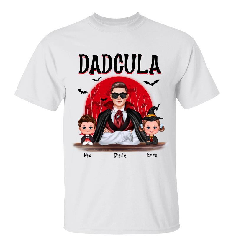 Halloween Dad Grandpa And Doll Kids Personalized Shirt