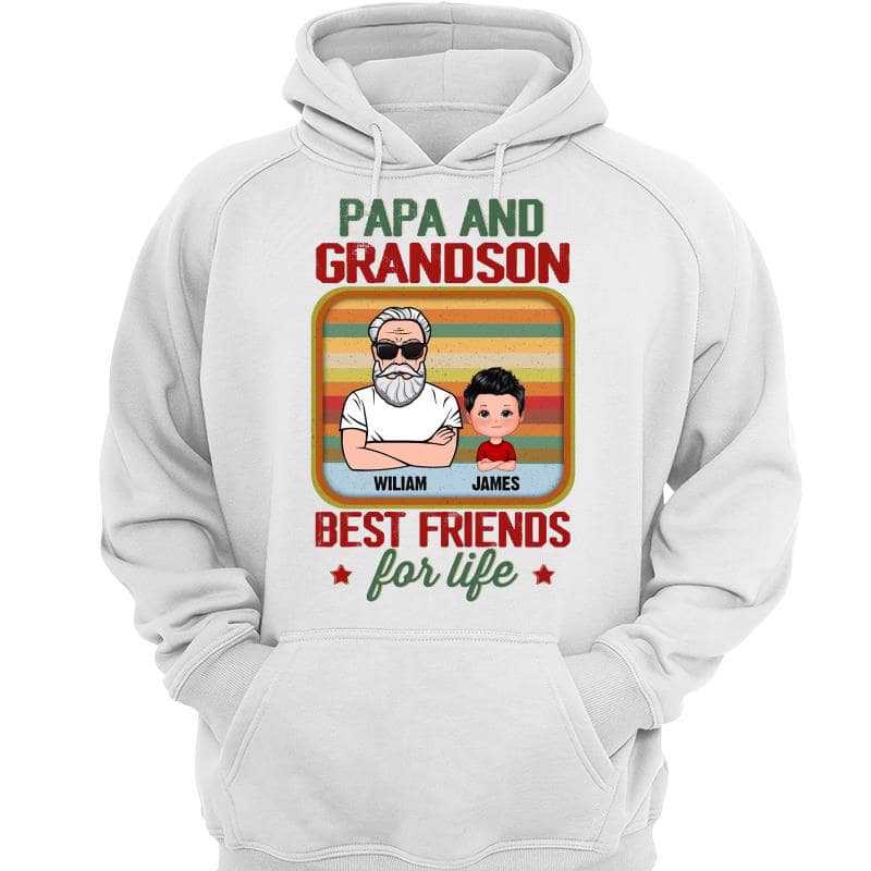 Grandpa Grandkids Best Friends For Life