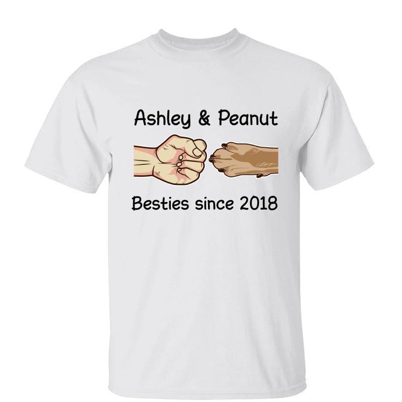 Dog Besties Since Personalized Dog Shirt