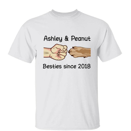 Dog Besties Since Personalized Dog Shirt
