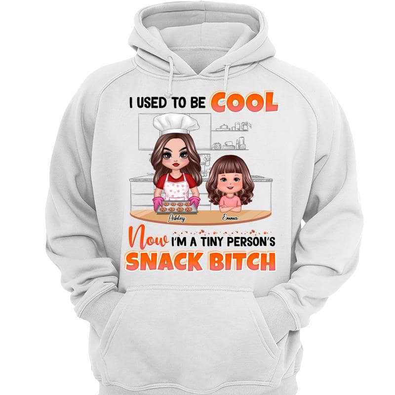 Used To Be Cool Now Snack Dealer Baking Doll Personalized Hoodie Sweatshirt