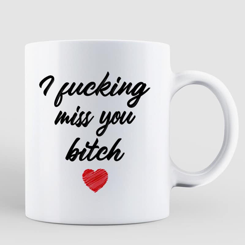 Bitch Besties Modern Girls Personalized Mug