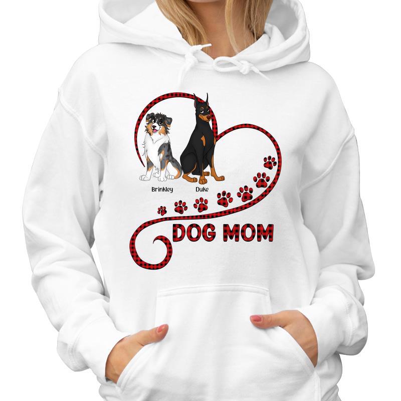 Cute Sitting Dog In Heart Personalized Shirt
