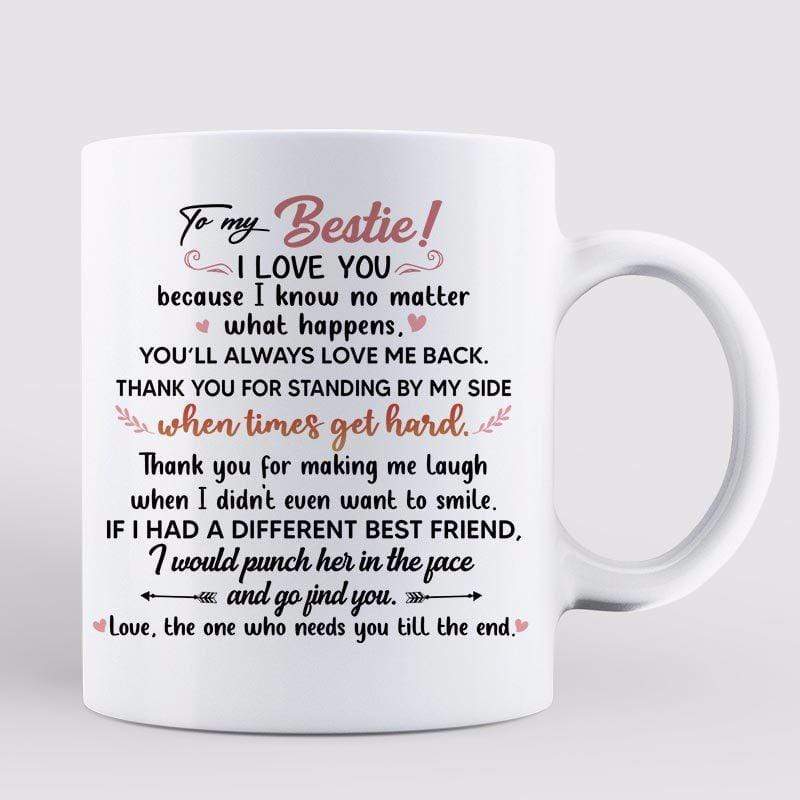 AOP Mugs To My Bestie Gentle Girls Personalized Mug 11oz