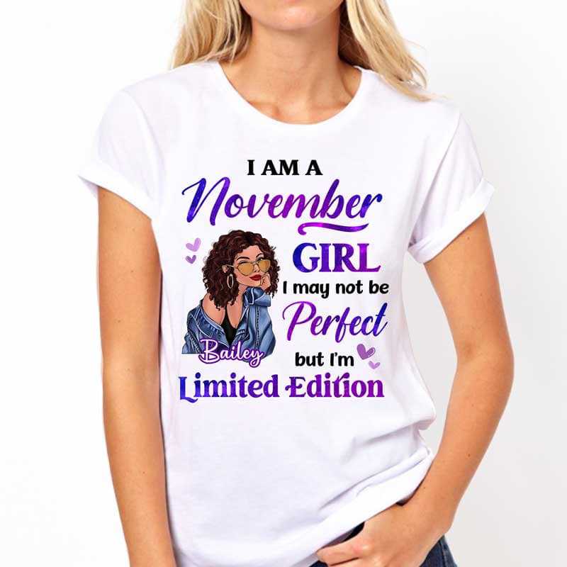 Apparel Birthday Gift Birth Month Fashion Girl Limited Edition Personalized Shirt