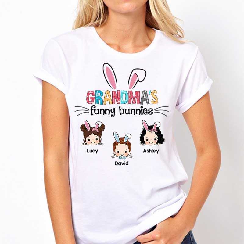 Apparel Easter Peeking Kids Personalized Shirt