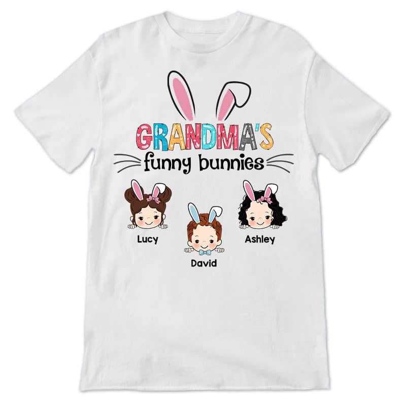 Apparel Easter Peeking Kids Personalized Shirt