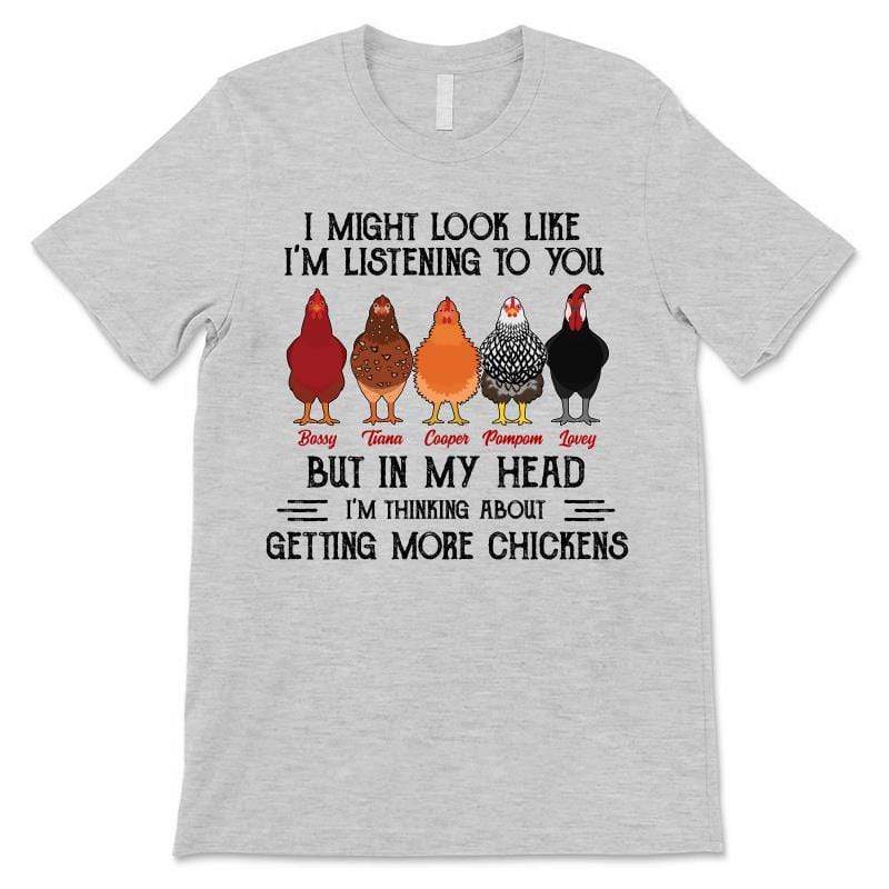 Apparel Getting More Chickens Personalized Shirt