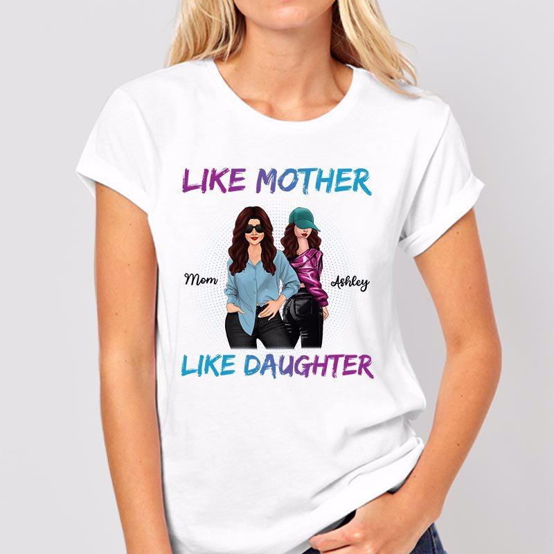 Apparel Mother Daughter Posing Linked Forever Personalized Shirt
