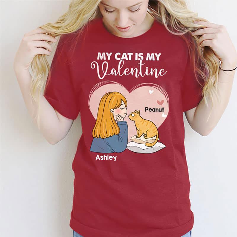 Apparel My Cats Valentine Personalized Shirt