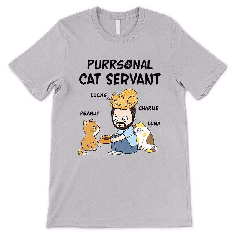 Apparel Purrsonal Cat Servant Man And Cats Personalized Shirt