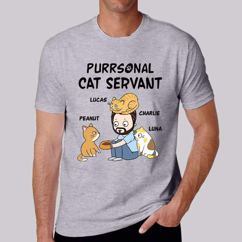 Apparel Purrsonal Cat Servant Man And Cats Personalized Shirt