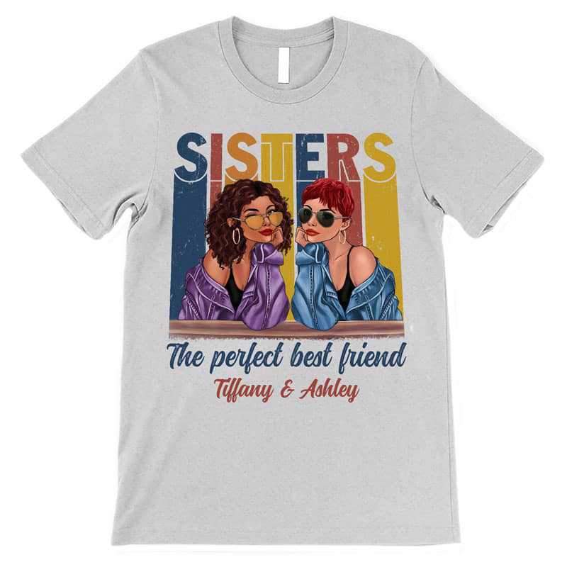 Apparel Retro Fashion Sisters Personalized Shirt
