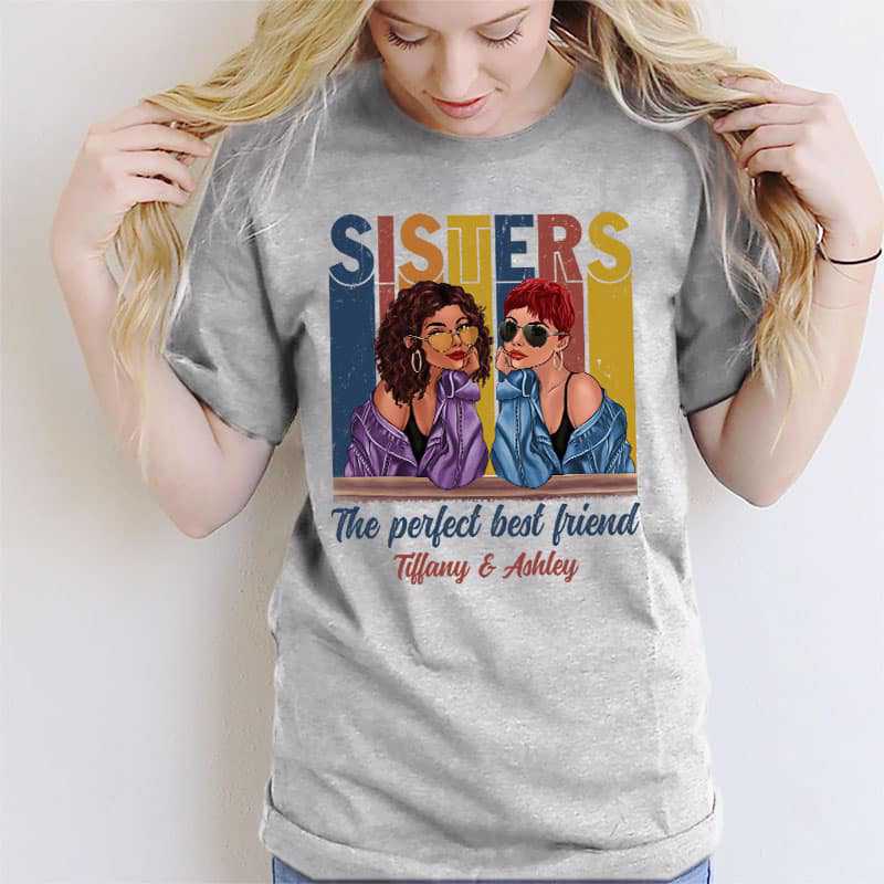 Apparel Retro Fashion Sisters Personalized Shirt