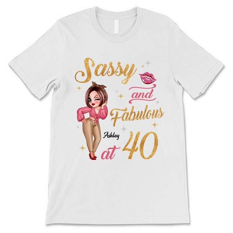 Apparel Sassy & Fabulous Birthday Gift Personalized Shirt