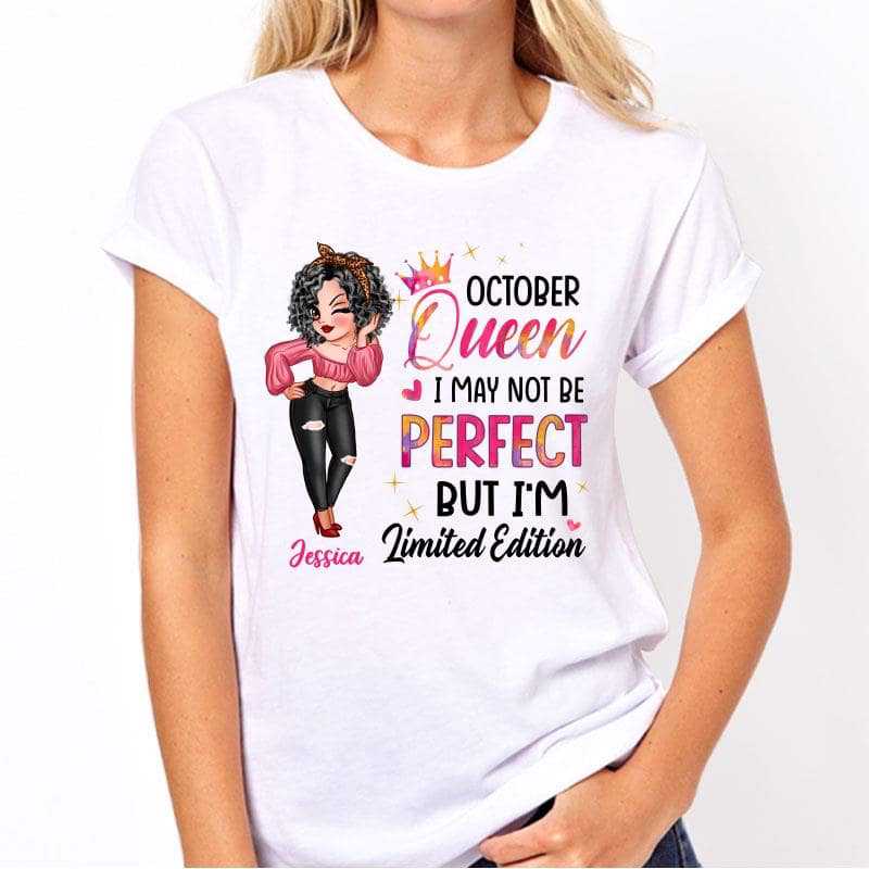 Apparel Sassy Girl Limited Edition Birthday Birth Month Gift Personalized Shirt