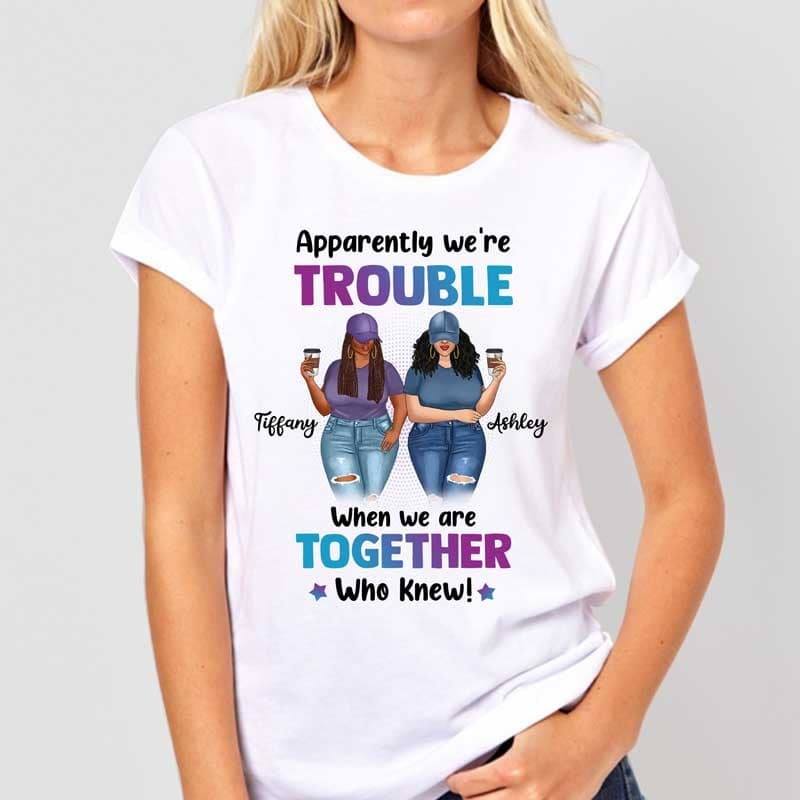 Apparel Thick Thighs Best Friends Trouble Personalized Shirt