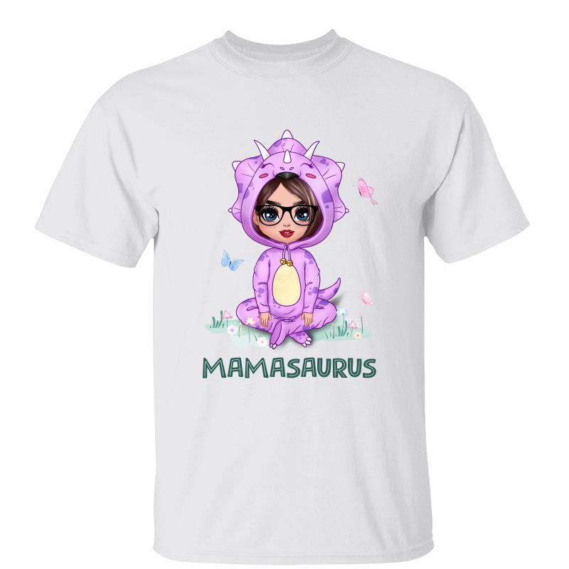 Mother Son Daughter Matching Dinosaur Personalized Shirt