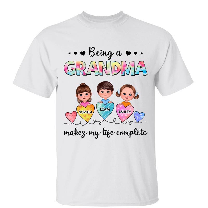 Grandkids Heartstrings Personalized Shirt