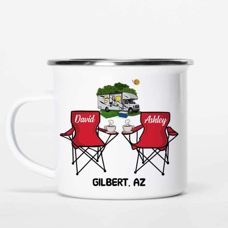 Campfire Mug Adventure Partners Campsite Personalized Campfire Mug 12oz