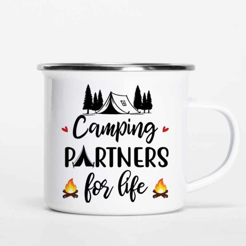 Campfire Mug Camping Partners For Life Personalized Campfire Mug 12oz