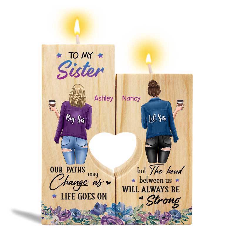 Candle Holder My Sister Denim Jacket Personalized Candle Holder Onesize