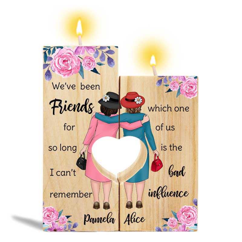 Candle Holder Old Ladies Best Friends Personalized Candle Holder Onesize