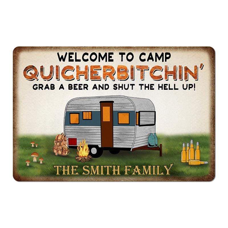Doormat Welcome To Camp Quicherbitchin Personalized Doormat