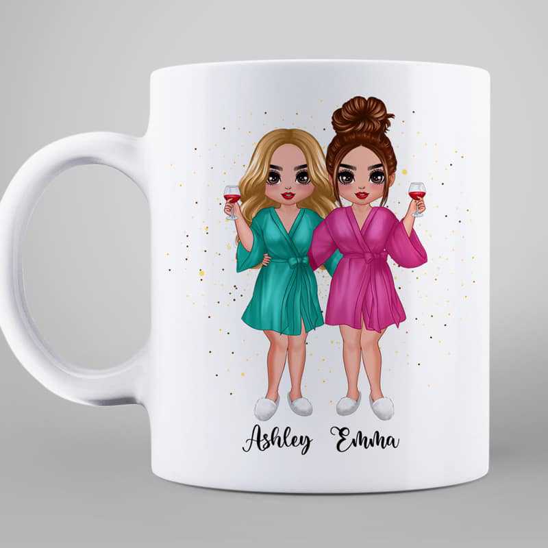 Besties You Are My Person Gift Personalized Mug