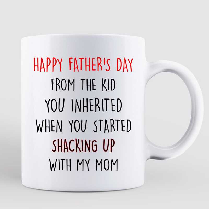 Happy Father‘s Day Step Dad Funny Personalized Mug