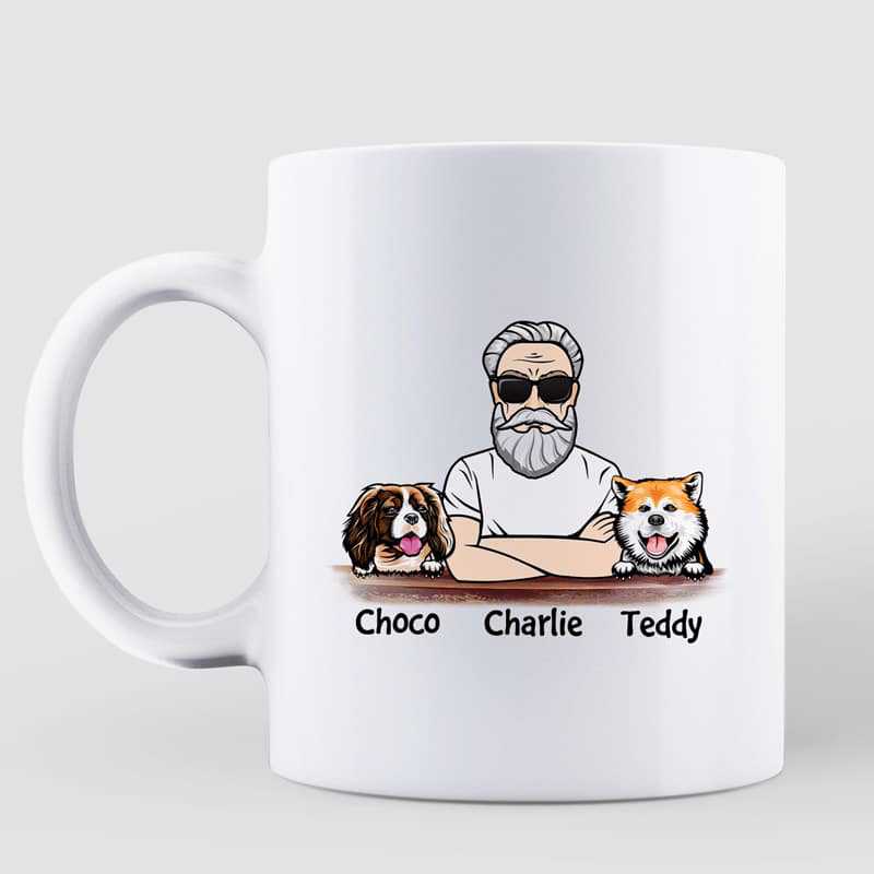 Favorite Face To Lick Gift For Dog Dad Personalized Mug