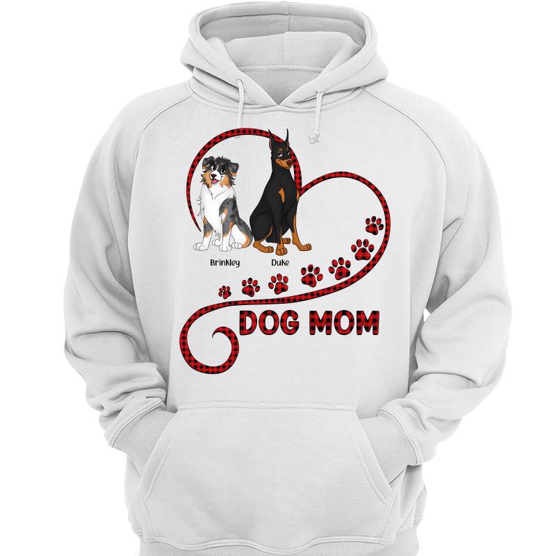 Cute Sitting Dog In Heart Personalized Shirt