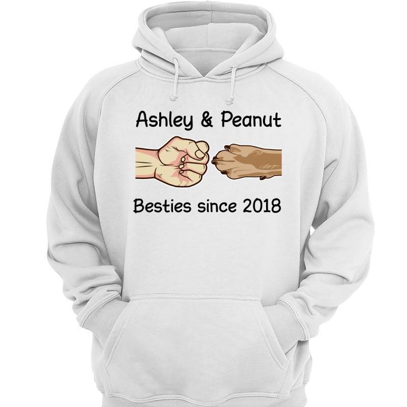Dog Besties Since Personalized Dog Hoodie Sweatshirt