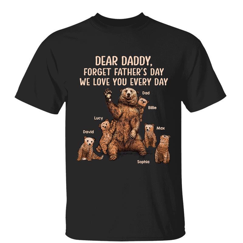 Papa Bear Forget Father‘s Day Personalized Shirt