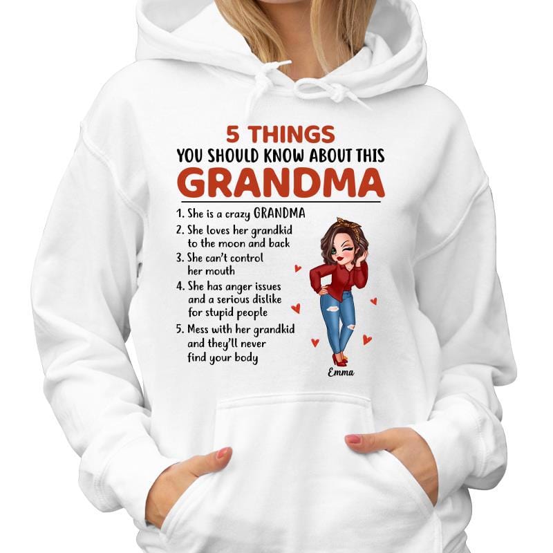 Hoodie & Sweatshirts 5 Things You Should Know About This Grandma Sassy Woman Personalized Hoodie Sweatshirt