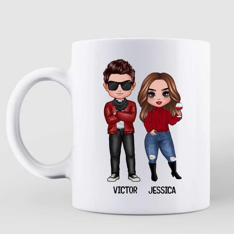Mug Dear Husband Wife Doll Couple Personalized Mug