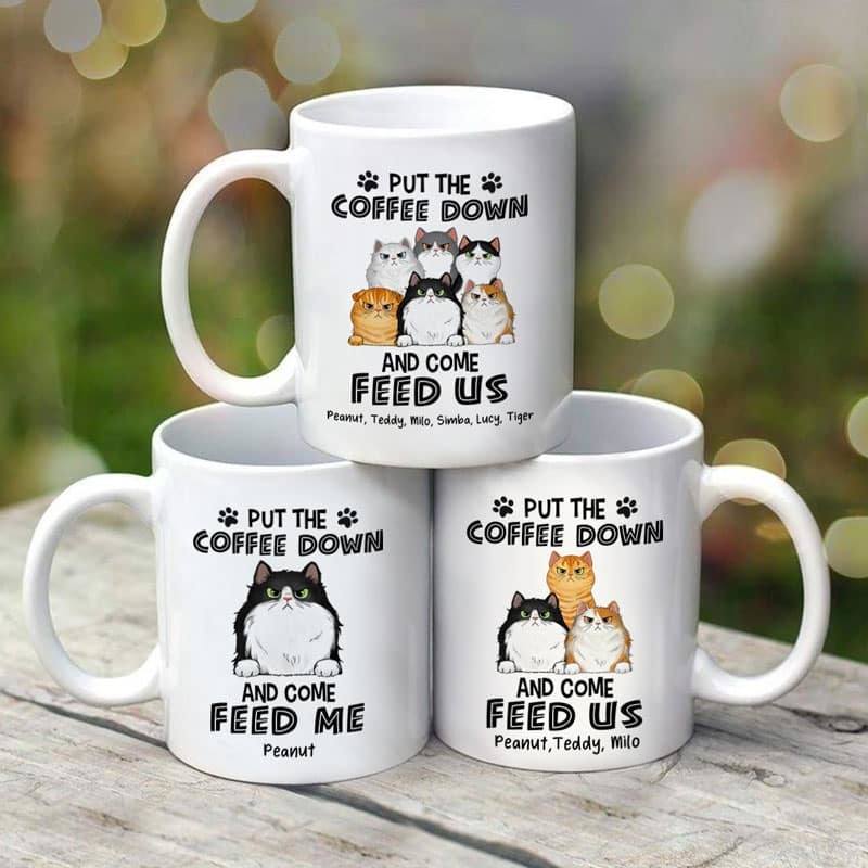 Mug Grumpy Fluffy Cats Personalized Mug