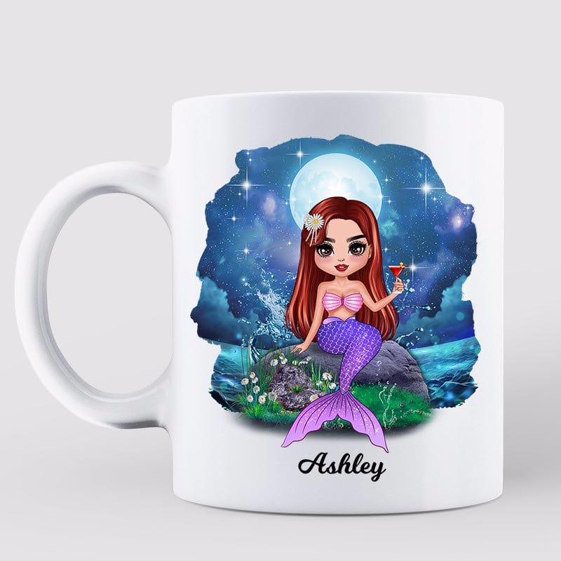Mug Mermaid Doll She Does Not Sink Personalized Mug