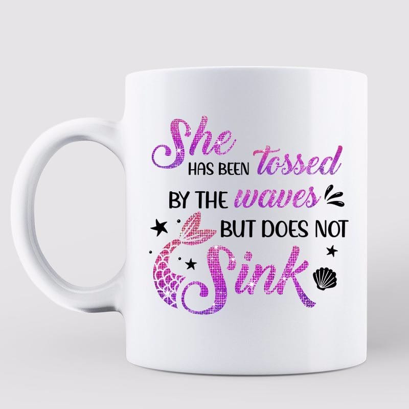 Mug Mermaid Doll She Does Not Sink Personalized Mug