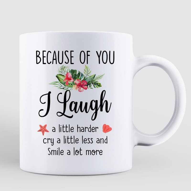 Mug Standing Doll Summer Besties Personalized Mug