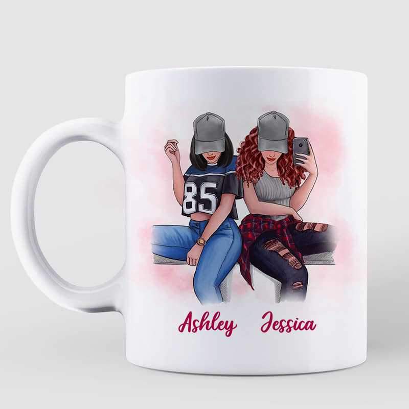 Mug To My Selfie Bestie Personalized Mug