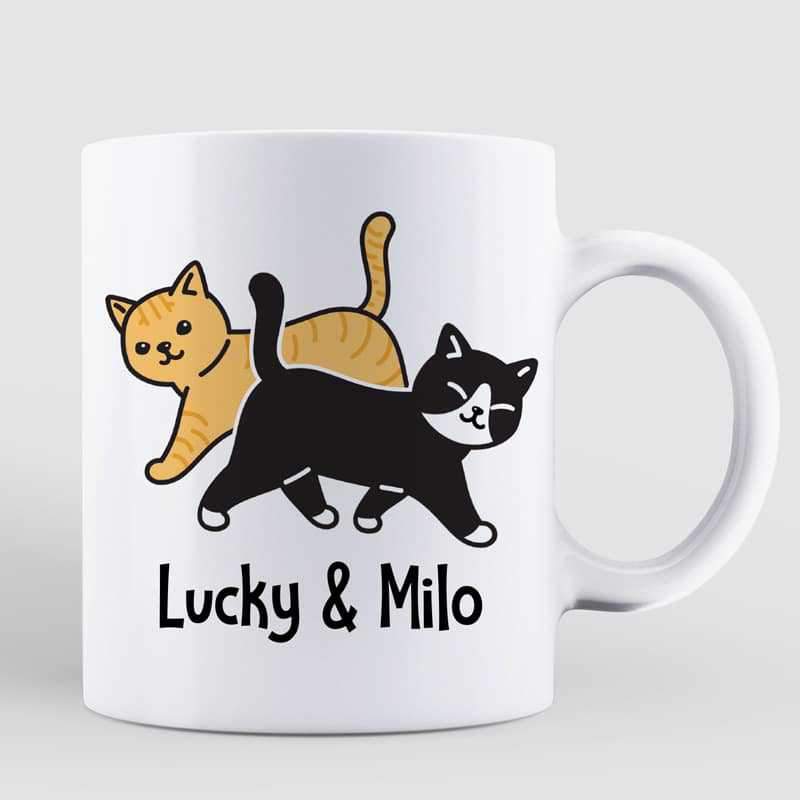 Mugs Cat Hair In Here Personalized Coffee Mug 11oz