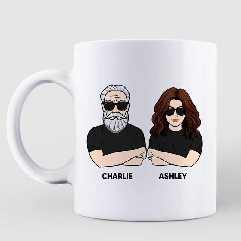 Mugs Cool Like Father Like Daughter Personalized Mug 11oz