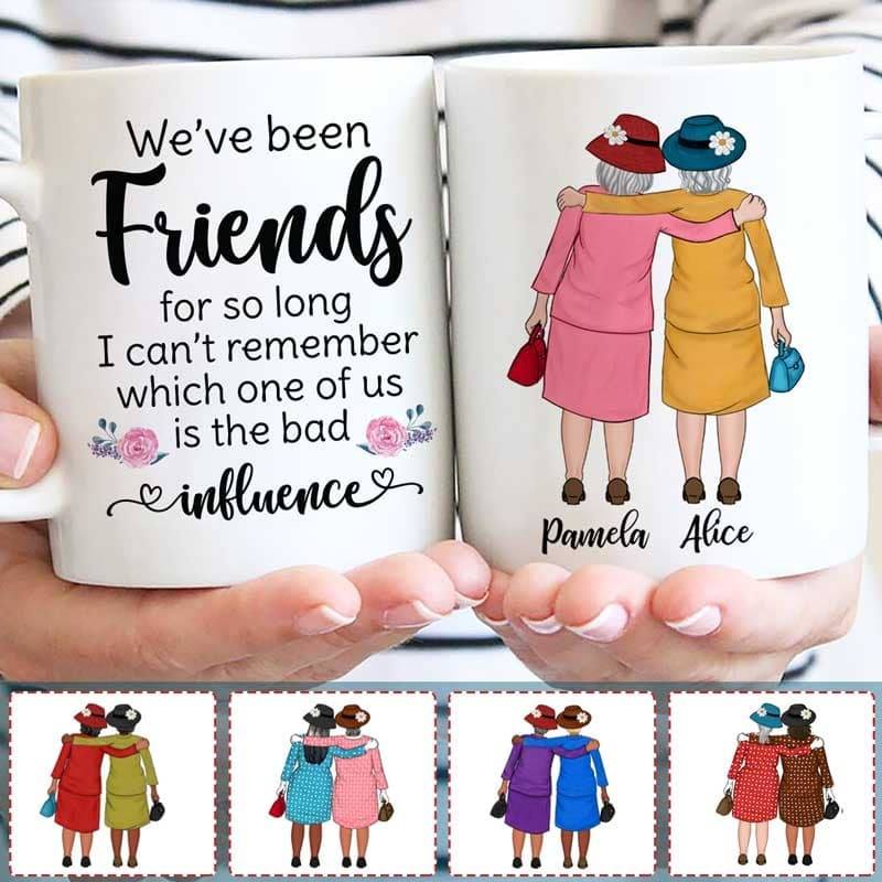 Mugs When We Become Old Ladies Besties Personalized Coffee Mug 11oz