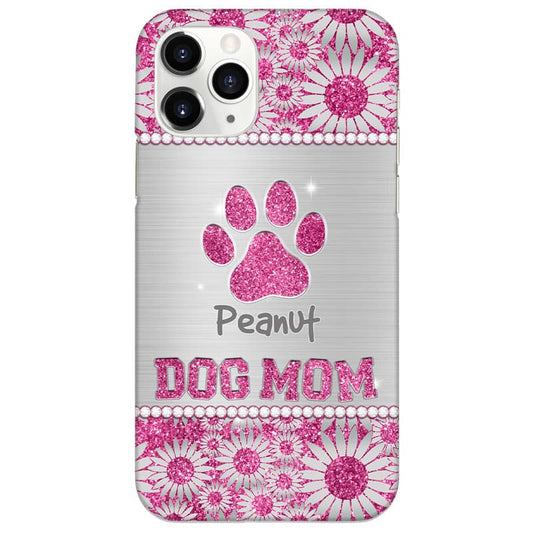 Dog Mom Met Pattern Personalized Phone Case