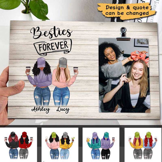 Picture Frame Besties You Are My Person Personalized Picture Frame 12"x08"