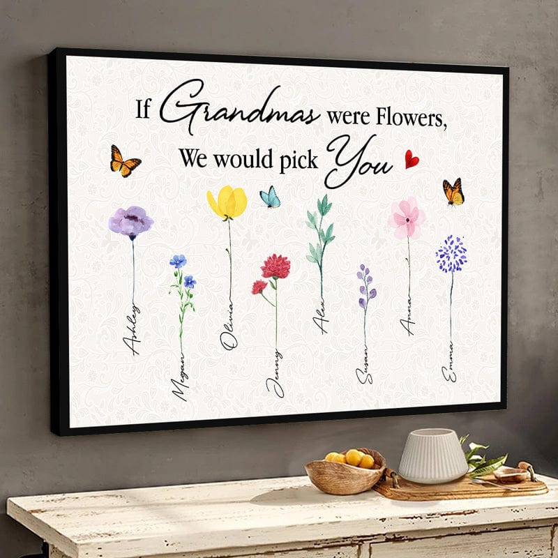 Poster We Would Pick You Grandma Mother‘s Day Gift Personalized Poster 18x12