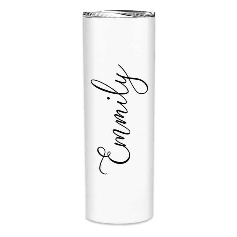 Skinny Tumbler Bridesmaid Proposal Gift Maid Of Honor Personalized Skinny Tumbler 20oz